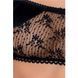 Комплект белья Passion Exclusive PETRA SET L/XL, black, стринги, широкий пояс, лиф-топик, Черный, XXL\XXXL