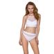 Трусики с прозрачной вставкой Passion PS006 PANTIES, white, Белый, XL