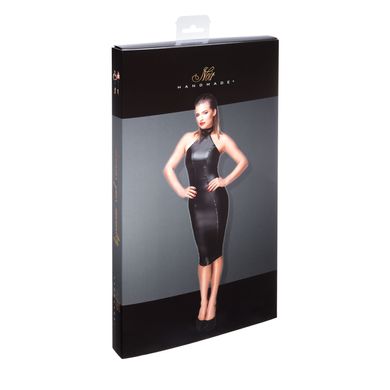 Платье Noir Handmade F160 Powerwetlook pencil dress, 3XL