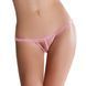 Жіночі мікростринги з рюшами Passion MT001 One size, pink