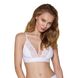 Эластичный топ с кружевом Passion PS001 TOP, white, Белый, XL