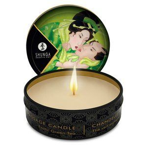Масажна свічка Shunga Mini Massage Candle &ndash; Exotic Green Tea (30 мл) з афродизіаками