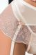 Комплект белья LOTUS SET cream - Passion Exclusive: стринги, лиф, юбка-пояс для чулок, Бежевый, L\XL