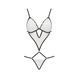 Распродажа!!! Боди монокини ORIHIME BODY white Passion, Белый, XXL/XXXL