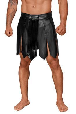 Мужская юбка гладиатора Noir Handmade H053 Eco leather men's gladiator skirt, M, экокожа