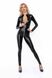 Комбінезон Noir Handmade F293 Powerwetlook catsuit with front zipper, 3XL