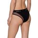 Трусики с прозрачной вставкой Passion PS002 PANTIES, black, Черный, XL