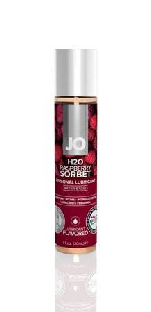 Змазка на водній основі System JO H2O — Raspberry Sorbet (30 мл) без цукру, рослинний гліцерин
