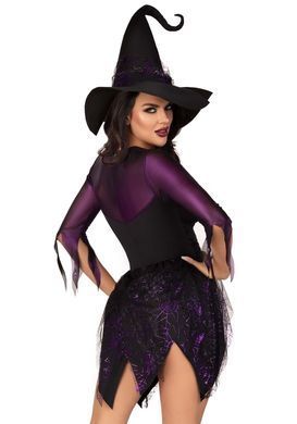 Костюм ведьмы Leg Avenue Mystical Witch S, платье, шляпа