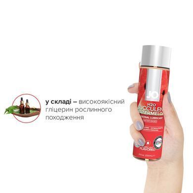 Смазка на водной основе JO H2O &mdash; Watermelon (120 мл) без сахара, растительный глицерин