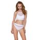 Спортивний топ з прозорою вставкою Passion PS006 TOP, white, Білий