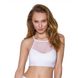 Спортивный топ с прозрачной вставкой Passion PS006 TOP, white, Белый, XL