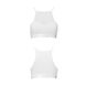 Спортивний топ з прозорою вставкою Passion PS006 TOP, white, Білий