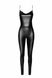 Комбінезон Noir Handmade F306 Mirage catsuit with jewelry rhinestone chain adorning the back, 3XL