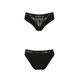 Трусики с широкой резинкой и кружевом Passion PS001 PANTIES S, black