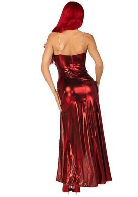 Эротическое платье Leg Avenue Shimmer bodysuit with skirt S