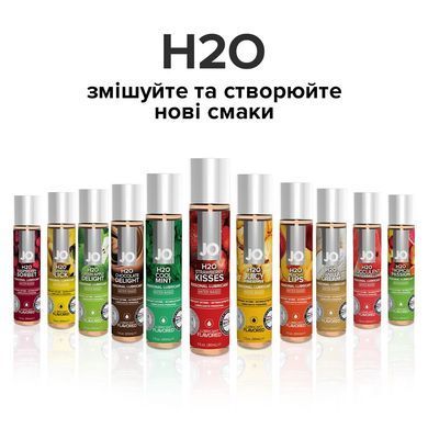 Смазка на водной основе JO H2O &mdash; Strawberry Kiss (30 мл) без сахара, растительный глицерин