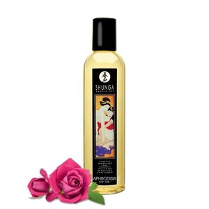 Массажное масло Shunga Aphrodisia - Roses (250 мл) натуральное увлажняющее