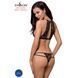 Сексуальний комплект білизни Passion Exclusive JADE SET black, Чорний