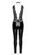 Комбінезон Noir Handmade F298 Libido Deep-V catsuit with collar and pearl chain, 3XL