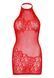 Платье-сетка со стразами Leg Avenue Rhinestone halter mini dress Red, открытая спина, one size