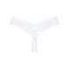 Мереживні танга Obsessive Heavenlly crotchless thong XL/2XL, з доступом