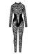 Комбинезон Noir Handmade F299 Enigma lace catsuit with underbust bodice, 3XL