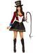 Костюм циркачки Leg Avenue Ringmaster Costume S, сукня, капелюх