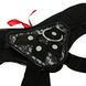 Трусы для страпона Sportsheets - SizePlus Grey&Black Lace Corsette, широкий пояс, бант, кружево