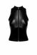 Топ Noir Handmade F324 Glam wetlook top with vinyl corset, 3XL