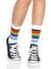 Носки женские в полоску Leg Avenue Pride crew socks Rainbow, 37&ndash;43 размер