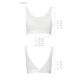 Топ с прозрачной вставкой Passion PS002 TOP, white, Белый, XL