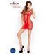 Бодістокінг Passion BS027 red, сукня-сітка на бретелях, дуже відверта