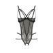 Боді монокіні з відкритими грудями Passion Exclusive VALERY BODY L/XL, black, Чорний, XXL/XXXL