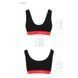 Спортивный топ на широких бретелях Passion PS003 TOP S, black