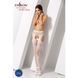Сексуальні колготки-бодістокінги Passion S022 One Size, White, імітація панчіх і пояса з гартерами