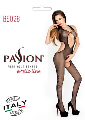 Эротический костюм-сетка Passion BS028 черный
