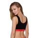 Спортивный топ на широких бретелях Passion PS003 TOP, black, Черный, XL