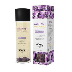 Массажное масло EXSENS Amethyst Sweet Almond (расслабляющее с аметистом) 100мл, натуральное