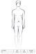 Мужской эротический костюм официанта Passion 021 BODY: очень откровенное боди, Черный/белый, L\XL