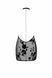 Платье Noir Handmade F313 Mythos, 3XL, black, прозрачное, мини, открытая спина, декор из стразов