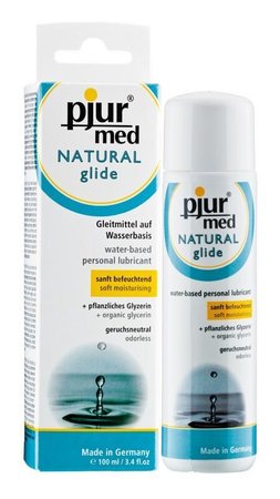 Лубрикант на водной основе pjur MED Natural glide 100 мл специально для сухой и чувствительной кожи