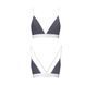 Спортивный топ с двойными бретелями Passion PS007 TOP XL, dark grey